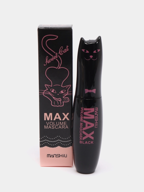 Тушь для ресниц черная Max Volume Mascara в форме кошки