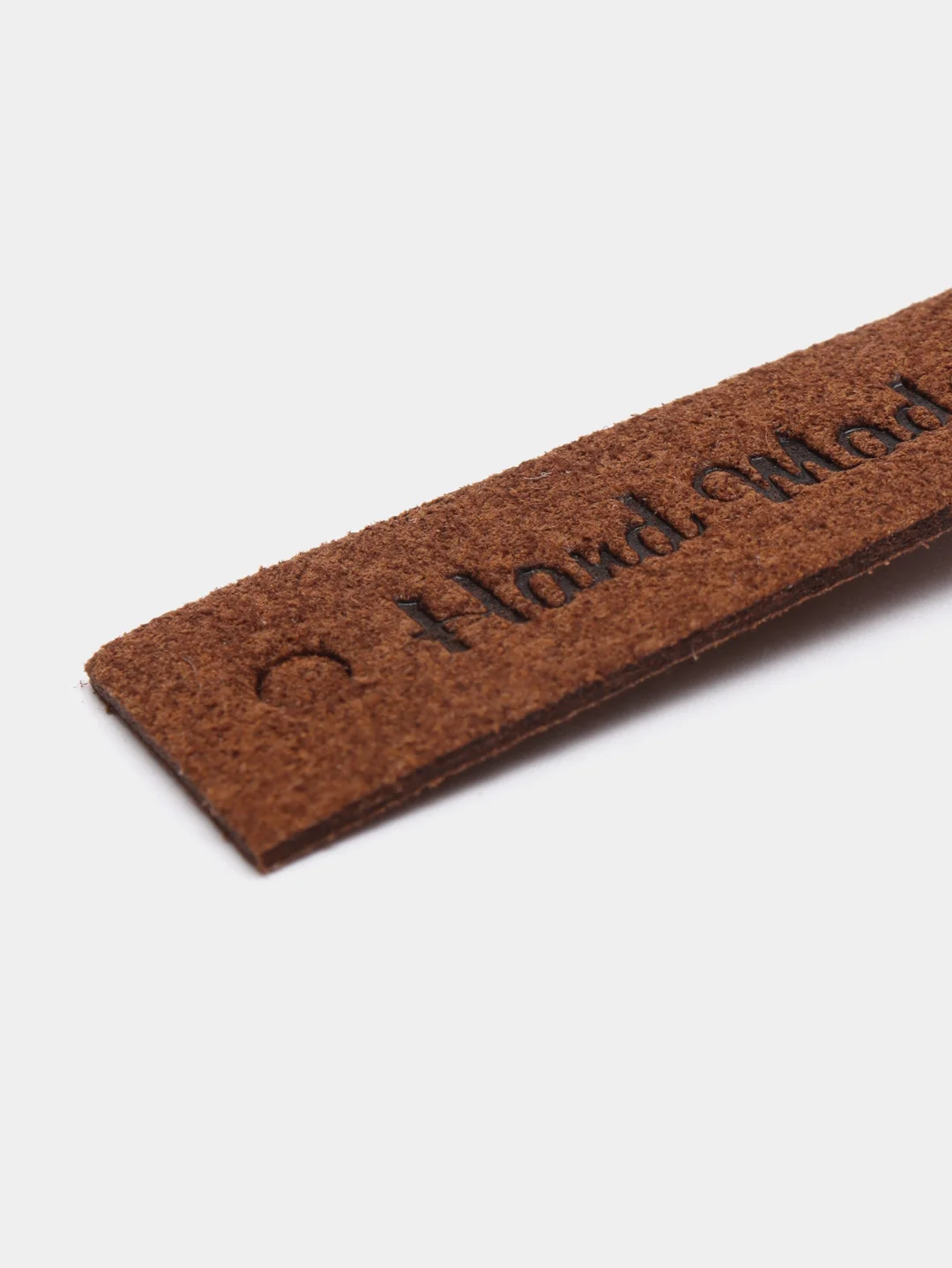 Белый бирка с кнопкой Hand made для вязанных изделий. Для рукаделия