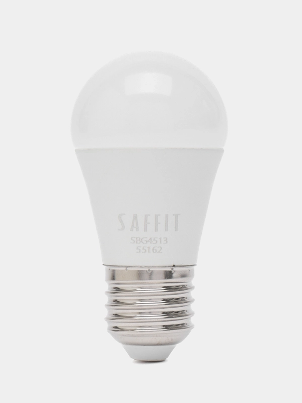 Лампа светодиодная, 13W 230V E27 6400K G45, SBG4513, 55162