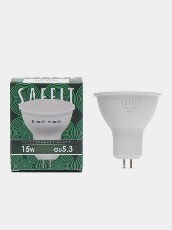 Лампа светодиодная, 15W 230V GU5.3 2700K MR16, SBMR1615