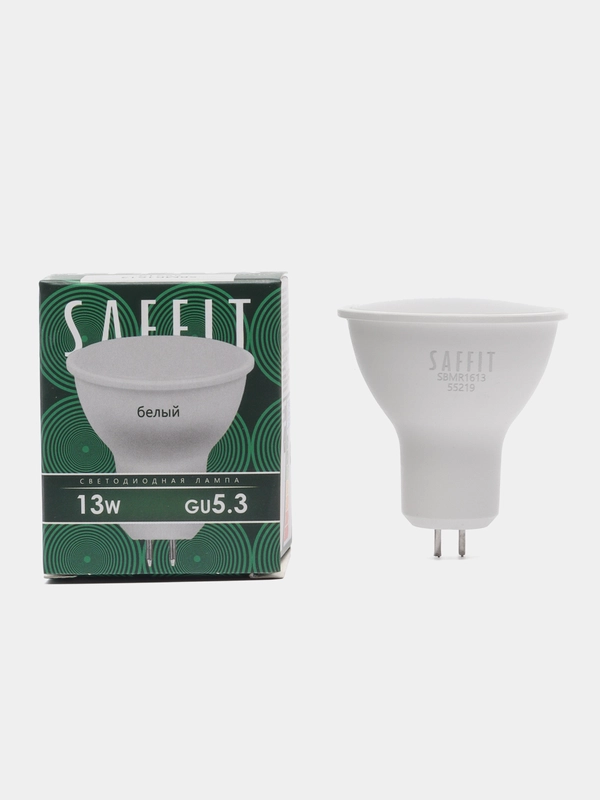 Лампа светодиодная, 13W 230V GU5.3 4000K MR16, SBMR1613