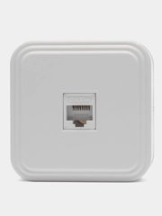Розетка компьютерная 1-местная RJ-45, PST00-21-20 (РК8-01), белый