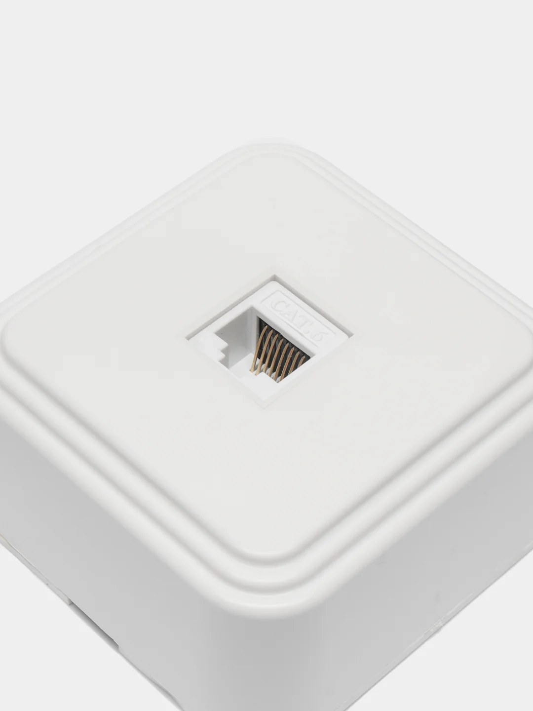 Розетка компьютерная 1-местная RJ-45, PST00-21-20 (РК8-01), белый