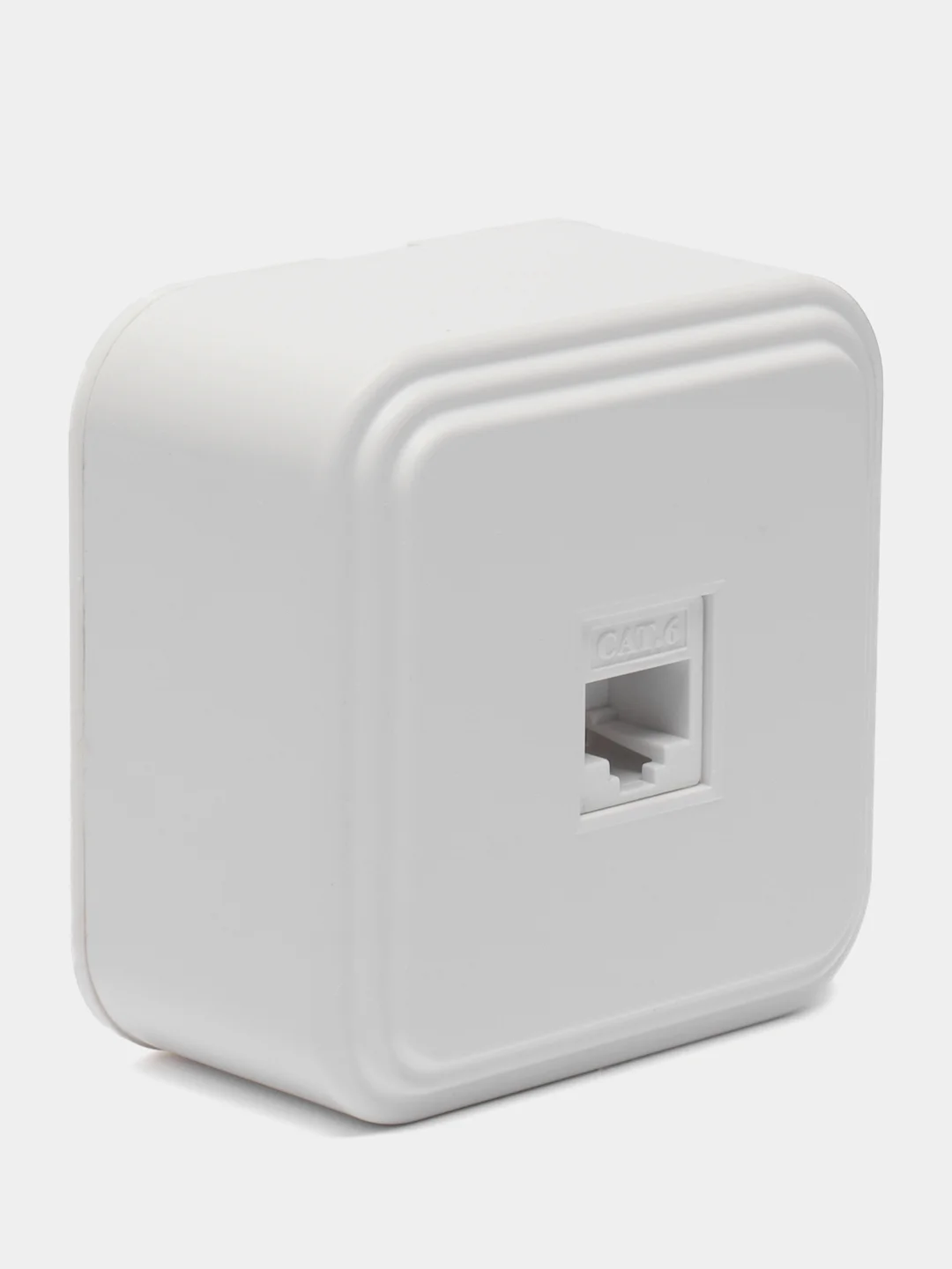 Розетка компьютерная 1-местная RJ-45, PST00-21-20 (РК8-01), белый