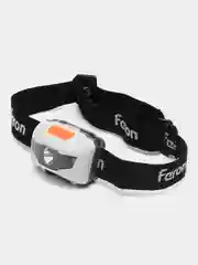 Фонарь налобный светодиодный, работающий от батареек 3*AAA, 1LED+2RED, 41681
