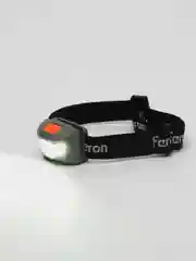 Фонарь налобный светодиодный аккумуляторный 3W 1COB, USB IP44, пластик, TH2301