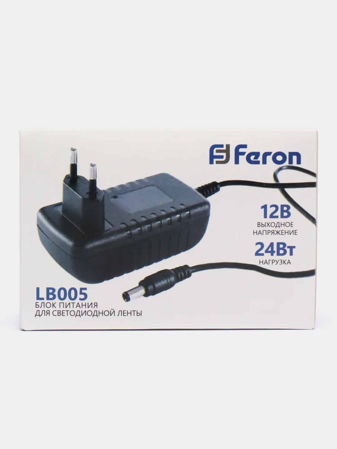 Трансформатор электронный для светодиодной ленты 24W 12V (драйвер), LB005