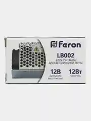 Трансформатор электронный для светодиодной ленты 12W 12V (драйвер), LB002