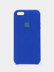 Синий чехол для iPhone 11, 6S, 7, 8, XR, XS, 7+, XS Max, Silicone Case, с открытым низом