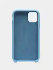 Голубой чехол для iPhone 11, 6S, 7, 8, XR, XS, 7+, XS Max, Silicone Case, с открытым низом