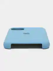 Голубой чехол для iPhone 11, 6S, 7, 8, XR, XS, 7+, XS Max, Silicone Case, с открытым низом