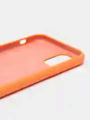 Оранжевый чехол для iPhone 11, 6S, 7, 8, XR, XS, 7+, 11 Pro Max, с открытым низом, Silicone Case