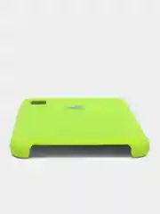 Салатовый чехол для iPhone 11, 6S, 7, 8, XR, XS, 7+, 11 Pro Max, с открытым низом, Silicone Case