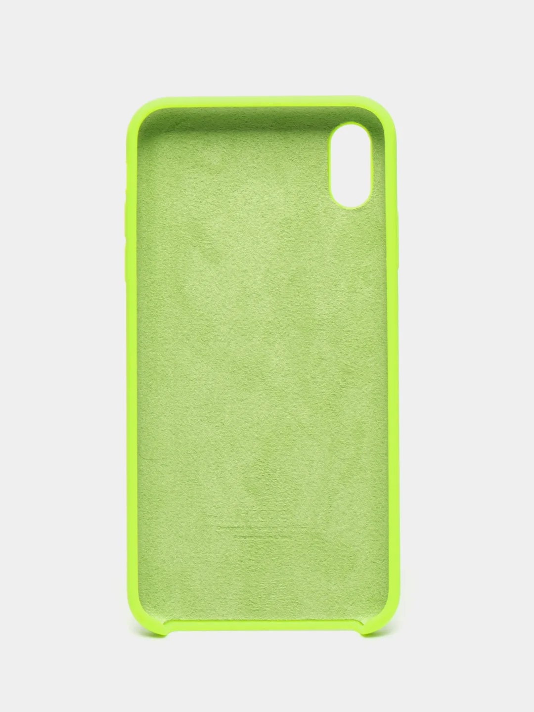 Салатовый чехол для iPhone 11, 6S, 7, 8, XR, XS, 7+, 11 Pro Max, с открытым низом, Silicone Case
