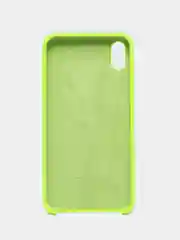 Салатовый чехол для iPhone 11, 6S, 7, 8, XR, XS, 7+, 11 Pro Max, с открытым низом, Silicone Case