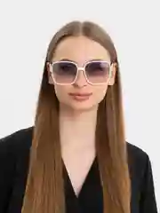 Голубой очки солнцезащитные, женские, квадратные