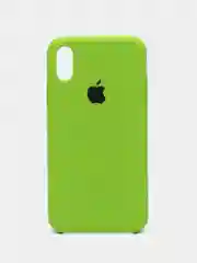 Зеленый чехол для iPhone 11, 6S, 7, 5, XR, XS, 7+, 11 Pro Max, с открытым низом, Silicone Case