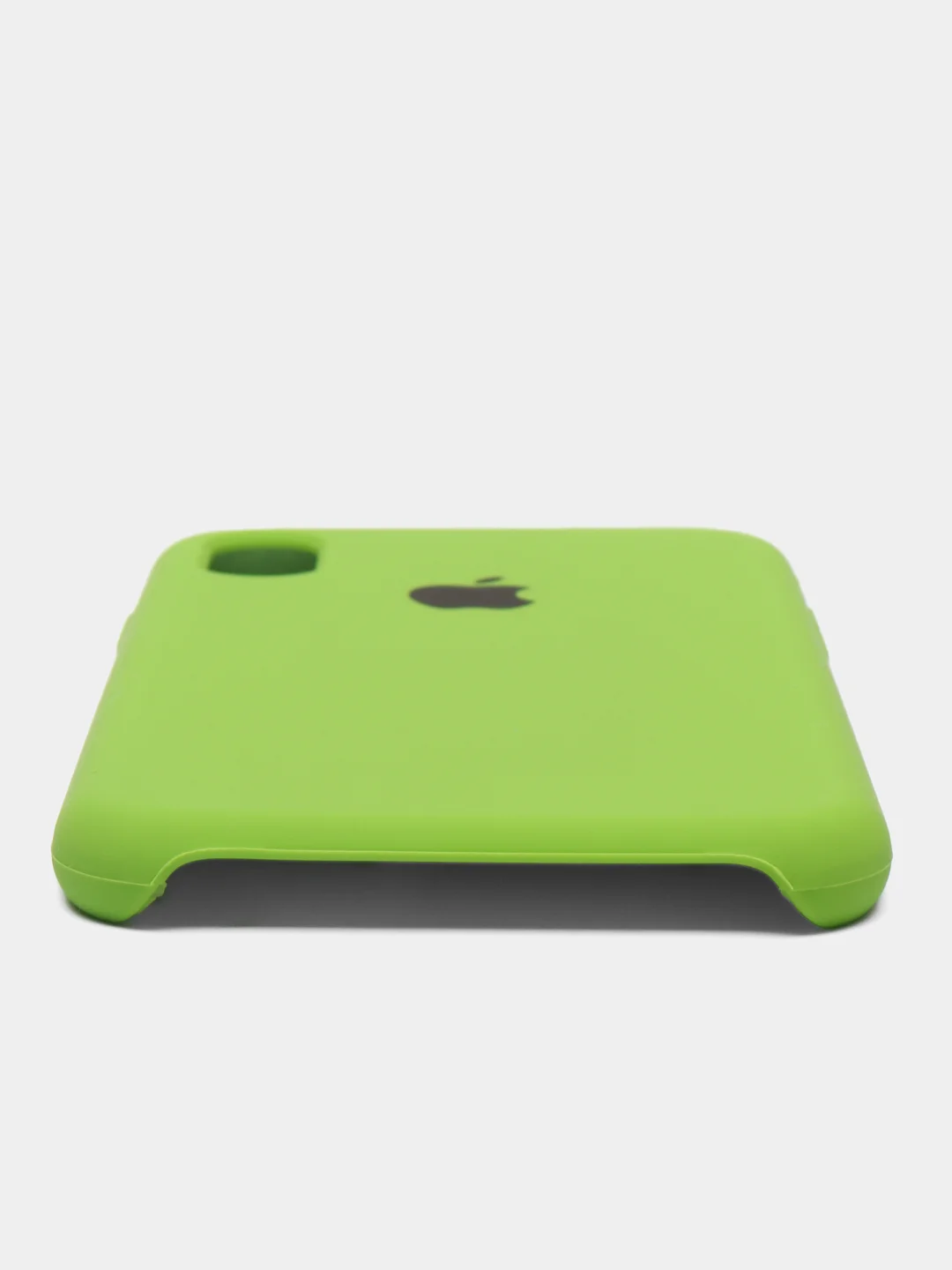 Зеленый чехол для iPhone 11, 6S, 7, 5, XR, XS, 7+, 11 Pro Max, с открытым низом, Silicone Case