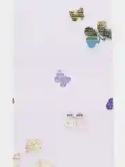 Фиолетовый фатин "Бабочки", 5,5 см