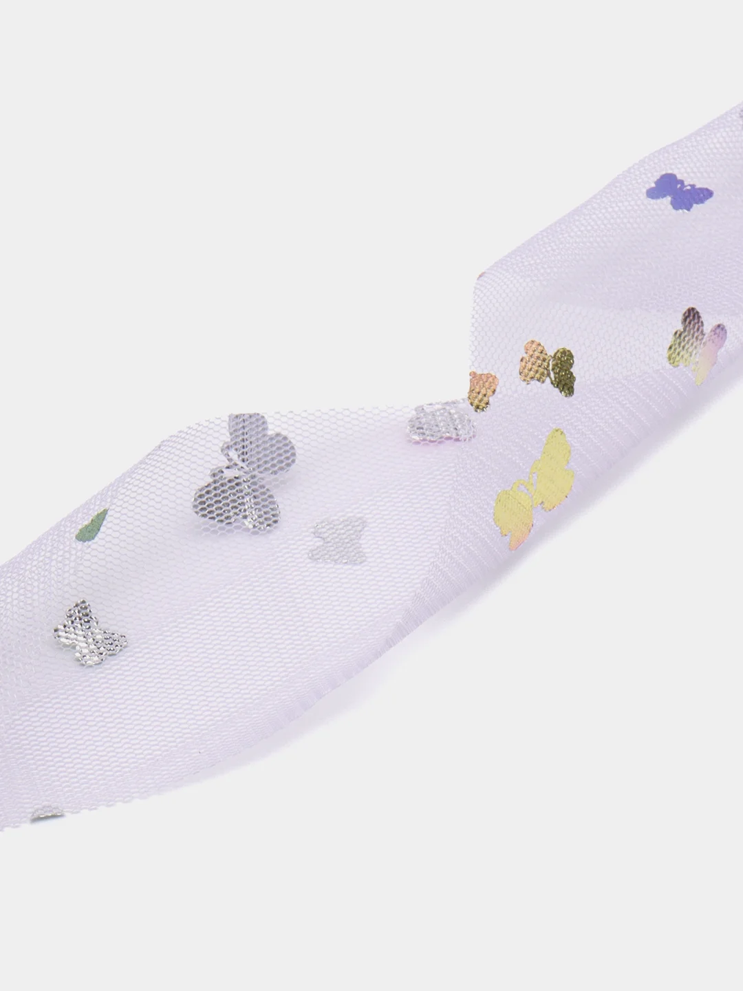Фиолетовый фатин "Бабочки", 5,5 см
