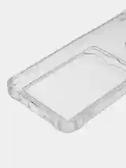 Прозрачный чехол для Xiaomi Redmi 10C, ( Редми 10С ), с карманом для карт, прозрачный