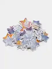 Желтый стикеры для творчества 70шт, наклейки для скрапбукинга, для ежедневника и альбома