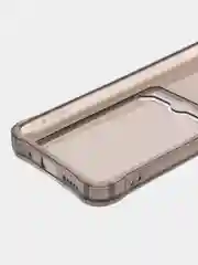 Серый чехол для Xiaomi Redmi 10C, ( Редми 10С ), с карманом для карт, прозрачный