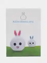 Аметистовый ночник "Зайка", с зарядкой