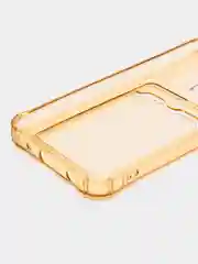 Золотой силиконовый чехол Xiaomi Redmi A1 Plus  (Сяоми Редми А1 Плюс ), с карманом, прозрачный
