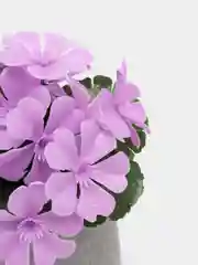 Золотой искусственные цветы, фиалки, пластиковый букет, композиция 20 см