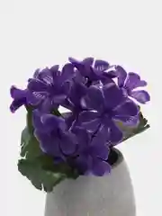 Алый искусственные цветы, фиалки, пластиковый букет, композиция 20 см