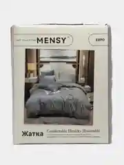 Салатовый постельное белье, сатин, евро,простыня на резинке