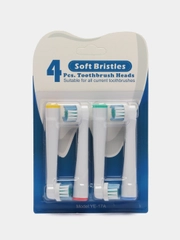 Насадки для электрической зубной щетки, совместимые с Oral-B Braun, 4 шт