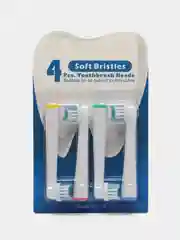 Синий насадки для электрической зубной щетки, совместимые с Oral-B Braun, 4 шт