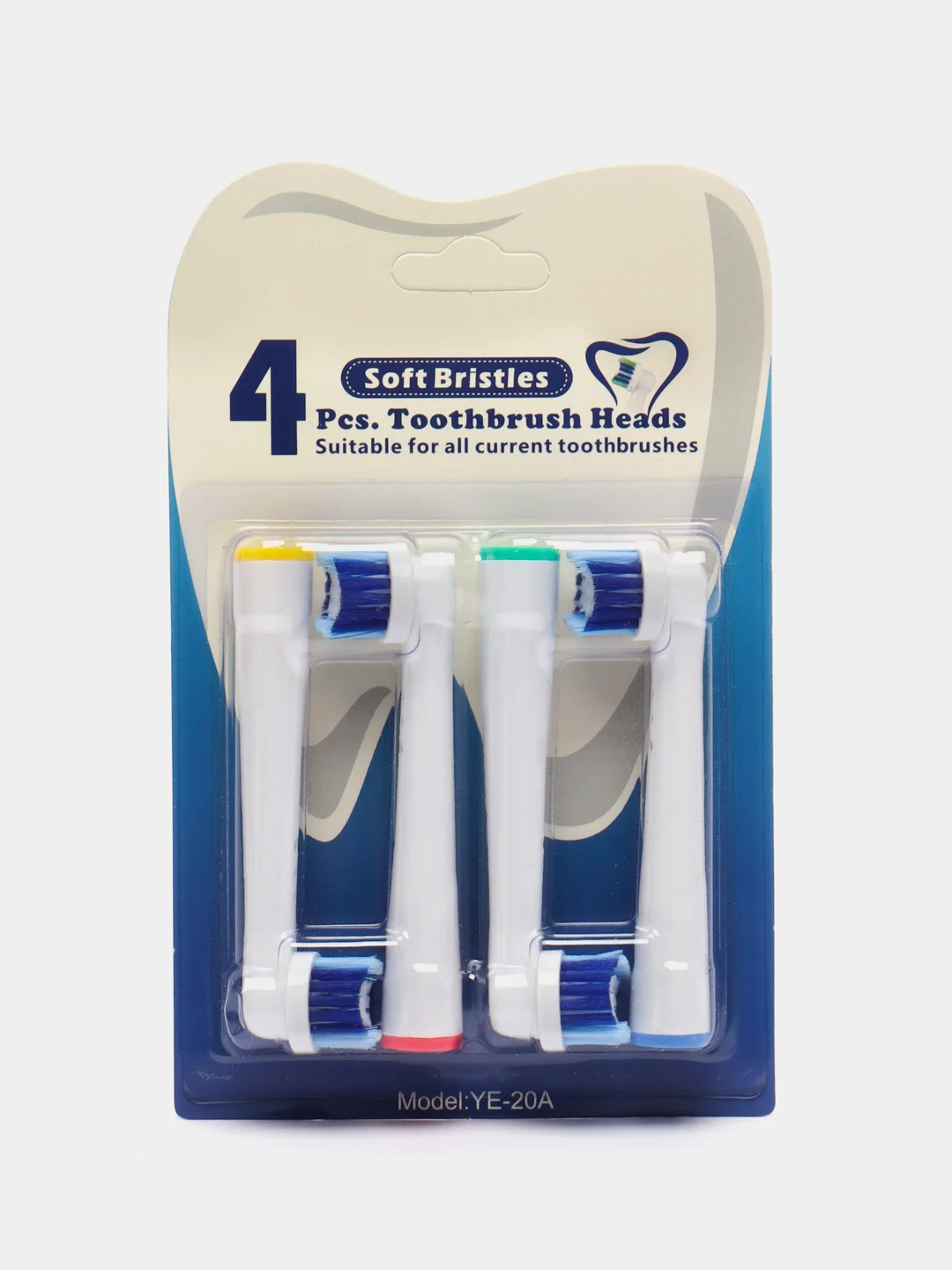 Темно-синий насадки для электрической зубной щетки, совместимые с Oral-B Braun, 4 шт