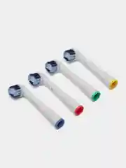 Темно-синий насадки для электрической зубной щетки, совместимые с Oral-B Braun, 4 шт