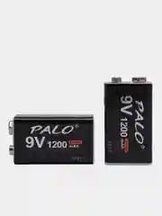 Аккумулятор крона батарейка 6f22 9V PALO, 1200 mAh