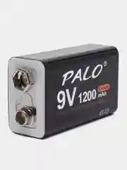 Аккумулятор крона батарейка 6f22 9V PALO, 1200 mAh