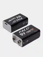 Аккумулятор крона батарейка 6f22 9V PALO, 1200 mAh