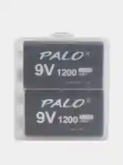 Аккумулятор крона батарейка 6f22 9V PALO, 1200 mAh