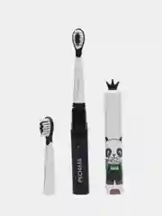 Черный детская электрическая зубная щетка PECHAM Kids Smart 3+, 2 насадки, Electric toothbrush