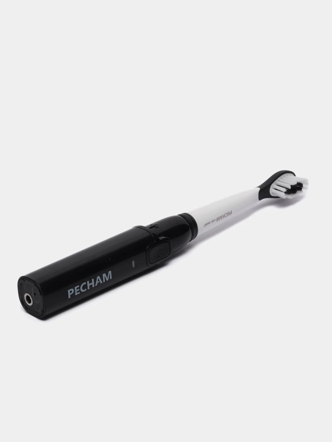 Черный детская электрическая зубная щетка PECHAM Kids Smart 3+, 2 насадки, Electric toothbrush