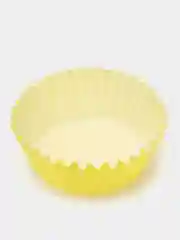Желтый форма для выпечки круглая, 3,5 x 2 см