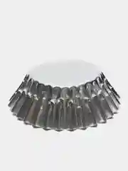 Серебряный форма для выпечки круглая, 3,5 x 2 см