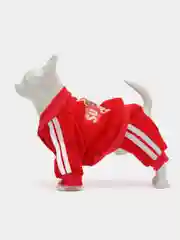 Красный комбинезон на флисе для собак, щенков и кошек, кофта, худи,толстовка для домашних животных
