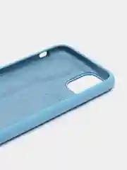 Голубой чехол для iPhone 11, 6S, 7, 8, XR, XS, 7+, XS Max, Silicone Case, с открытым низом