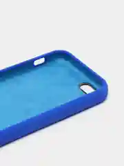 Голубой чехол для iPhone 11, 6S, 7, 8, XR, XS, 7+, XS Max, Silicone Case, с открытым низом