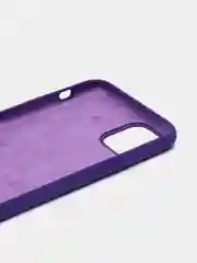 Фиолетовый чехол для iPhone 11, 6S, 7, 8, XR, XS, 7+, XS Max, Silicone Case, с открытым низом