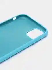 Голубой чехол для iPhone 11, 6S, 7, 8, XR, XS, 7+, 11 Pro Max, с открытым низом, Silicone Case