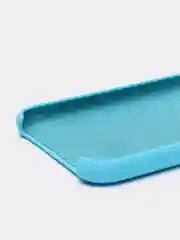 Голубой чехол для iPhone 11, 6S, 7, 8, XR, XS, 7+, 11 Pro Max, с открытым низом, Silicone Case